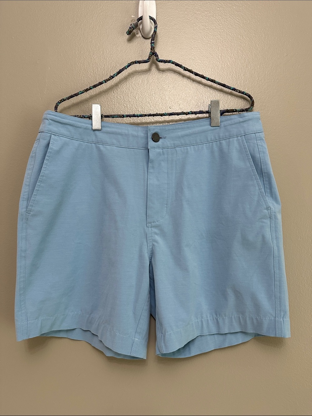 Mens Faherty All Day blue shorts Sz 33